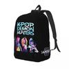 Kpop Охотники на демонов Зои Хантрикс Рюкзак для мужчин женщин Повседневный Студенческий Туристический Дорожный Дневной Рюкзак Сумка на плечо для ноутбука Спорт