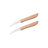 Set of 2 Wooden Handle Peeler Kitchen Knives Ref. 9920450