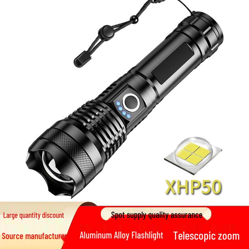 Rechargeable Aluminum Alloy LED P50 Outdoor Work Light with White Laser