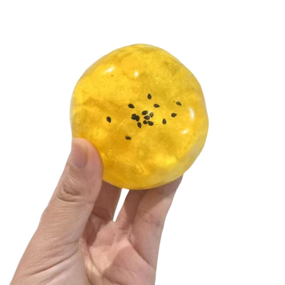 Crackling Egg Yolk Pastry Squeeze Toy Sound Effects Handmade Ball  Office Desk Toy