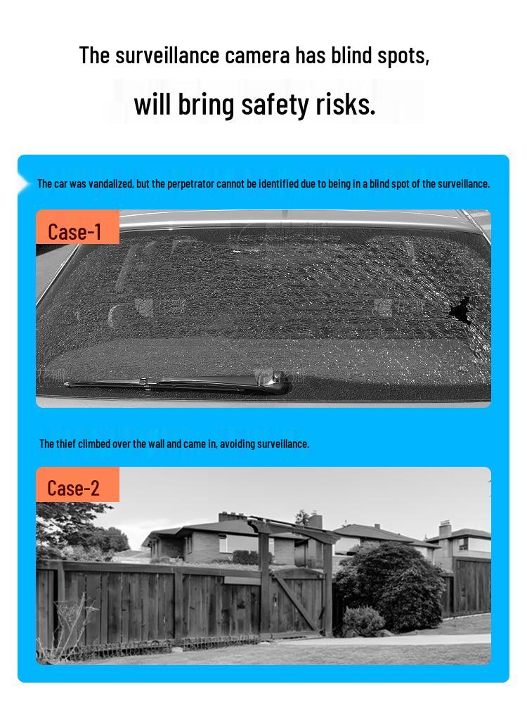 360° Cross-Border Solar-Powered PTZ Camera with Triple Ball & Screen Monitoring