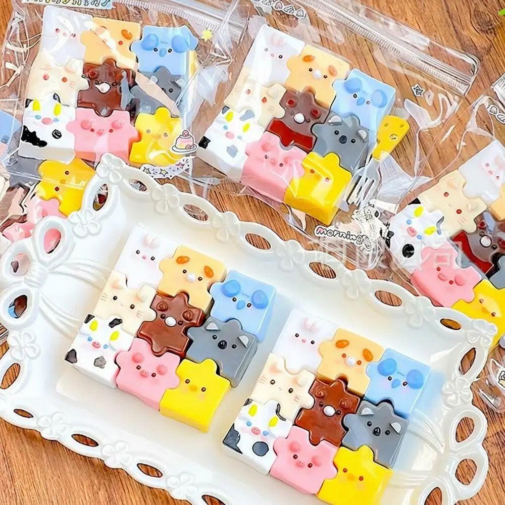 Food-grade Silicone Squeeze Toy Slow Rebound Silicone jigsaw puzzle toys For Kids