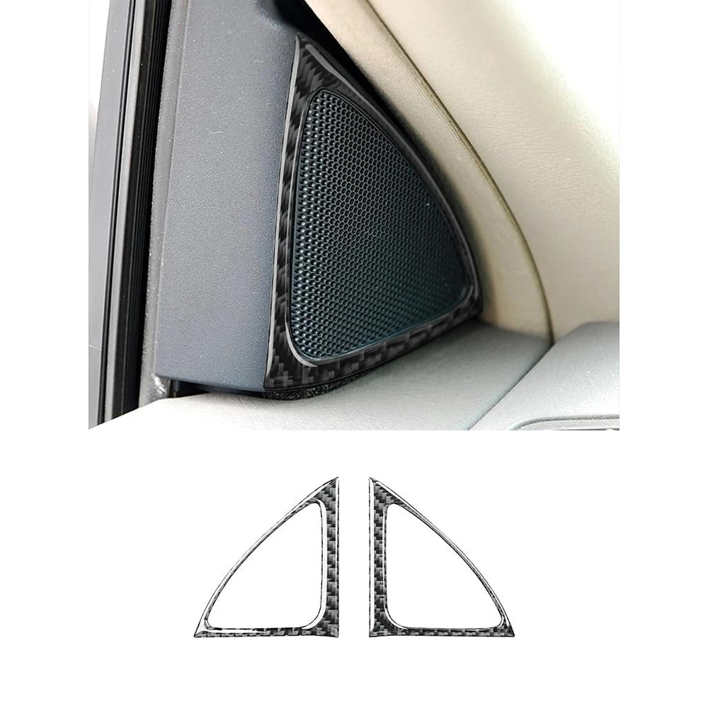 For Toyota Corolla 2006-2012 Carbon Fiber Car door speaker Sticker Trim Cover Decoration Styling Tape Film Accessories