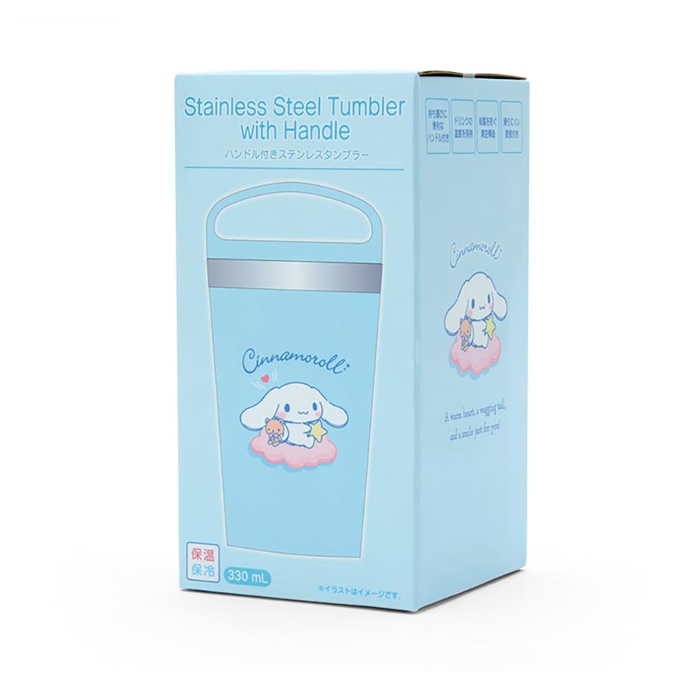 Sanrio Sanrio Стальная кружка Термос из нержавеющей стали с ручкой Киннаморолл Корица 16 x x см Термос из нержавеющей стали с ручкой Персонаж 951633 SANRIO