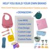 Custom OEM/ODM Eco-Friendly Silicone Sunglasses Case with Zipper Closure