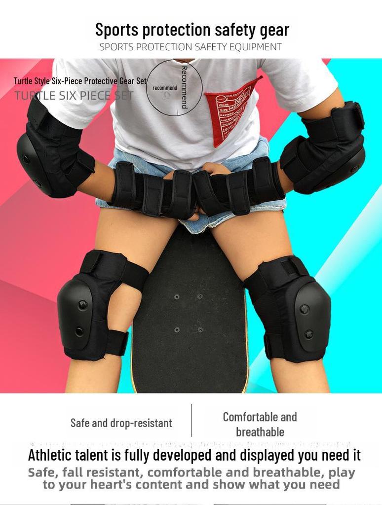 Черепаха Спорт Наколенники, Налокотники и Перчатки: Универсальная защитная экипировка для катания на лыжах, коньках, скейтборде и баланс-байке