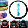 Fit Non-Slip Silicone Steering Wheel Cover - Enhances Grip, Comfortable & Breathable, Easy To Install, Protects Against Heat & Slippage
