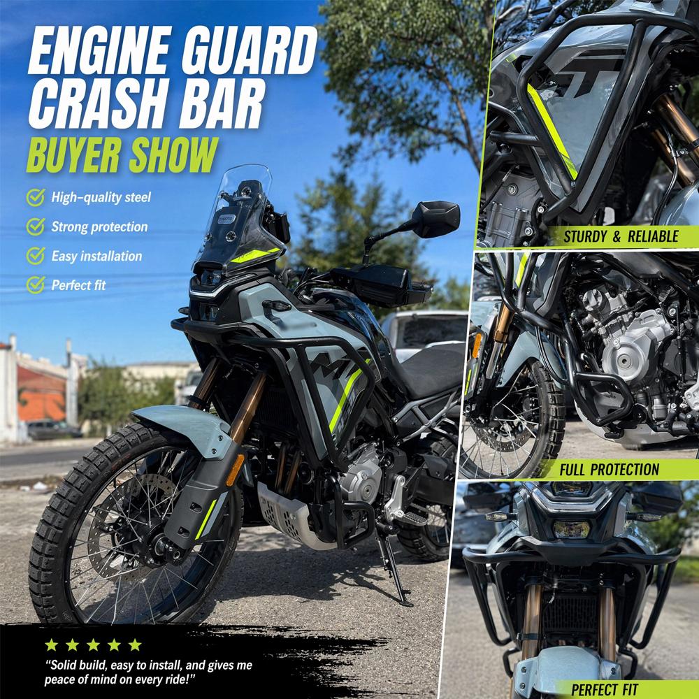 Для CFMOTO 450MT 450 MT 2024 2025 Защита двигателя Дорожная дуга безопасности Для CF-MOTO 450MT Защита рамы мотоцикла Бампер Запчасти