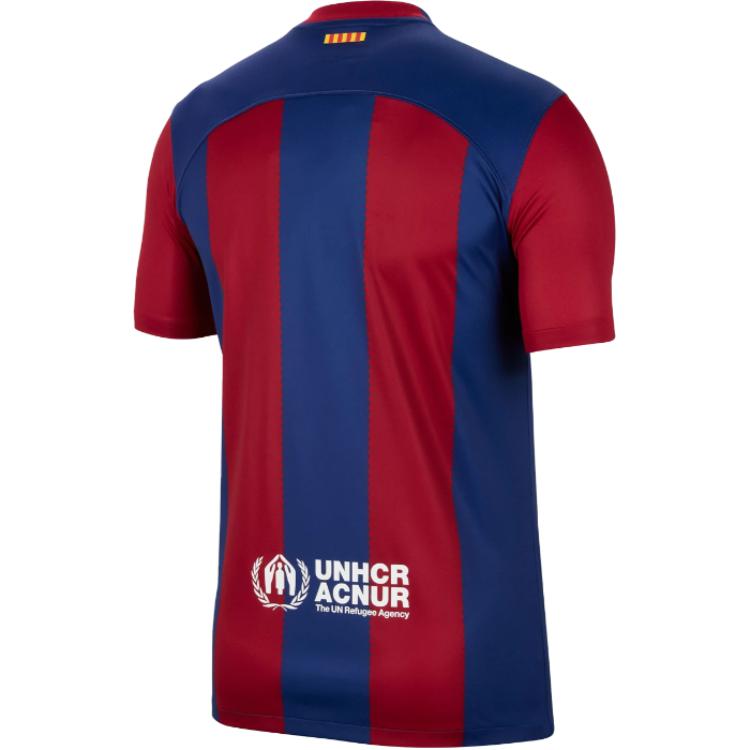Nike Мужская футбольная форма ФК Барселона 2023/24 Stadium Домашняя Dri-FIT Глубокий королевский синий DX2687-456