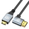 Mini HDMI Male To HDMI Male Video Cable 8K@60Hz High Speed Cable with Ethernet for Camera HDTV Laptop
