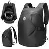 ILM MB01 Waterproof Motorcycle Helmet Backpack with Helmet Large Travel Bag for Commuting To School or Sports Storage, Ultra-Lightweight, Capacity,