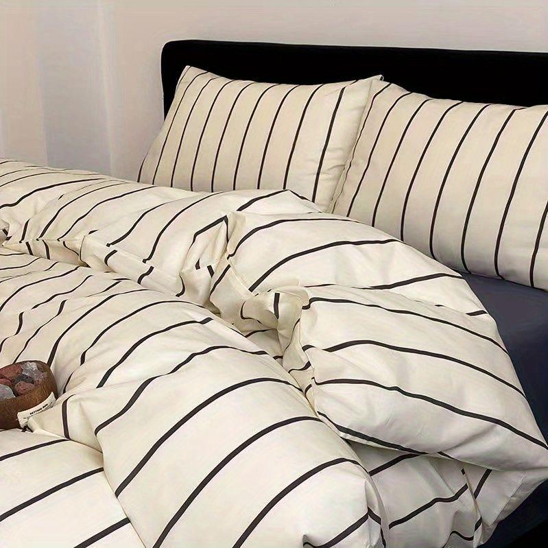 Комплект постельного белья в скандинавском стиле с черным горошком, простыня, пододеяльник, полуторный, двуспальный, королевский, скандинавское постельное белье, комплекты постельного белья для мальчика и девочки