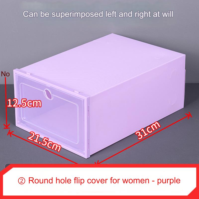 Органайзер для обуви, штабелируемые ящики для хранения обуви, ящики с фронтальным открыванием, органайзер для обуви, тумба, контейнер для обуви из толстого пластика