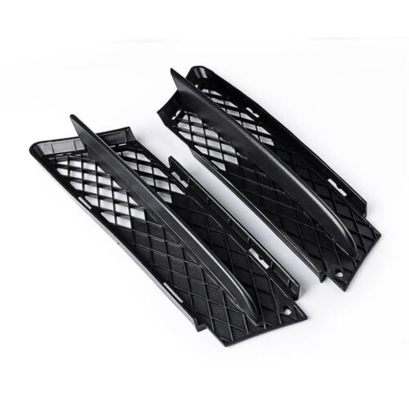 Front Bumper Fog Light Grilles For BMW 3 Series E90 Sedan E91 Wagon 335i 328i 328xi 325i Pre-facelift Models 2005 2006 2007