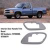 Interior Door Handle Trim Bezel Stylish Look 15708080 Seamless Fit Abrasion Proof Anti Crack Left Right for C1500 C2500 C3500