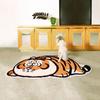 Thick Furry Carpets Cartoon Entrance Mat Toilet Mat Tiger Carpet  Living Room