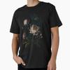 Dark Academia Peony Botanical Premium T Shirt Vintage Streetwear Graphic Stretched Slightly Stylish Designer Clothes