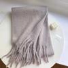 2025 20 Colors Solid Color Scarf Soft  Women's Pashmina Shawl Thickened and Warm Scarves Large Cashmere Shawl