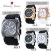 Watch Hand Chronograph Wide Rubber Strap Watch Watch [Salvatore Mara] Men's Men's [] (no.3)