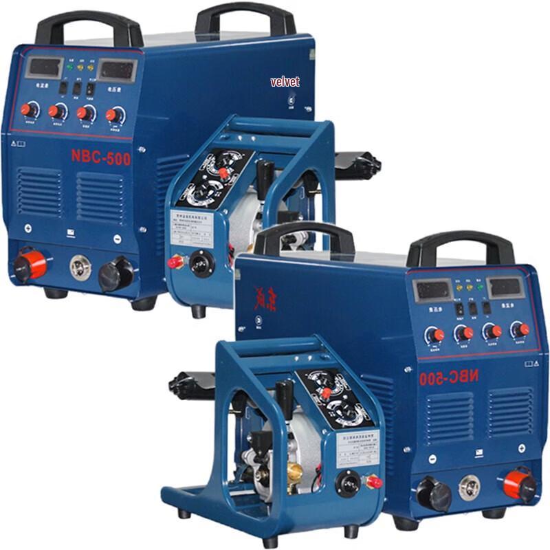 Двухцелевой сварочный аппарат Dongcheng с раздельной подачей защитного газа CO2, штекер CN (адаптер в комплекте)