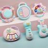 0-12 Months Baby Early Education Hand Drum Rattle with Chinese Music Kids Toys