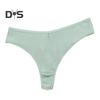 Женские стринги с низкой талией, бесшовные однотонные нитки, хорошая воздухопроницаемость, эластичные быстросохнущие спортивные повседневные трусы, женские трусы