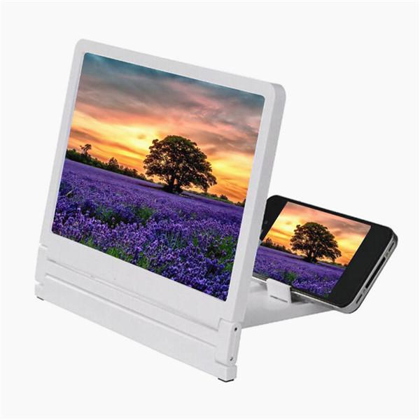 3D киноэкран увеличенная яркая лупа зеленый HD держатель для проектора универсальный мобильный телефон 