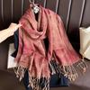 Luxury Brand Autumn Cashmere Pashmina Shawl Lady Wrap Warm Winter Scarves Design Print Female Foulard Hijab Stoles Scarf
