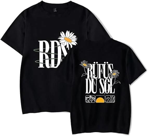 Футболка Rufus Du Sol RDS Мерч для Унисекс и Женщин Повседневные Фанские Футболки Топы с Коротким Рукавом