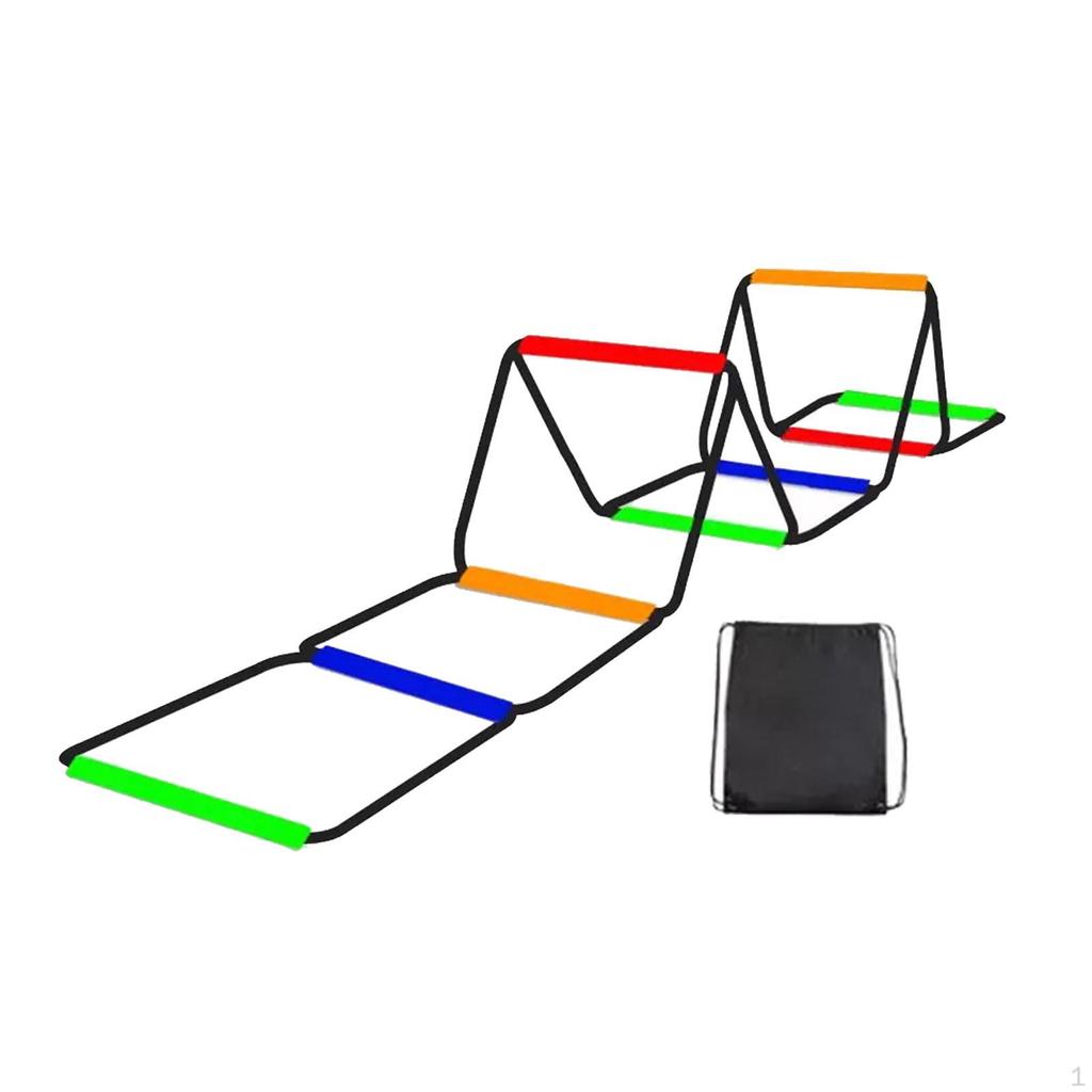 Agility Ladder Training Equipment Flexible Improves Coordination Multipurpose Portable Feet