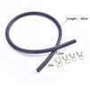 50Cm 4Mm*8Mm Fuel Tube Hose Line Petrol Pipe For Motorcycle Gas Oil Tube