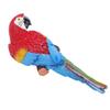 Parrot Wall Decoration Realistic High Strength Resin Flat Back Design Hanging Parrot Decor for Garden