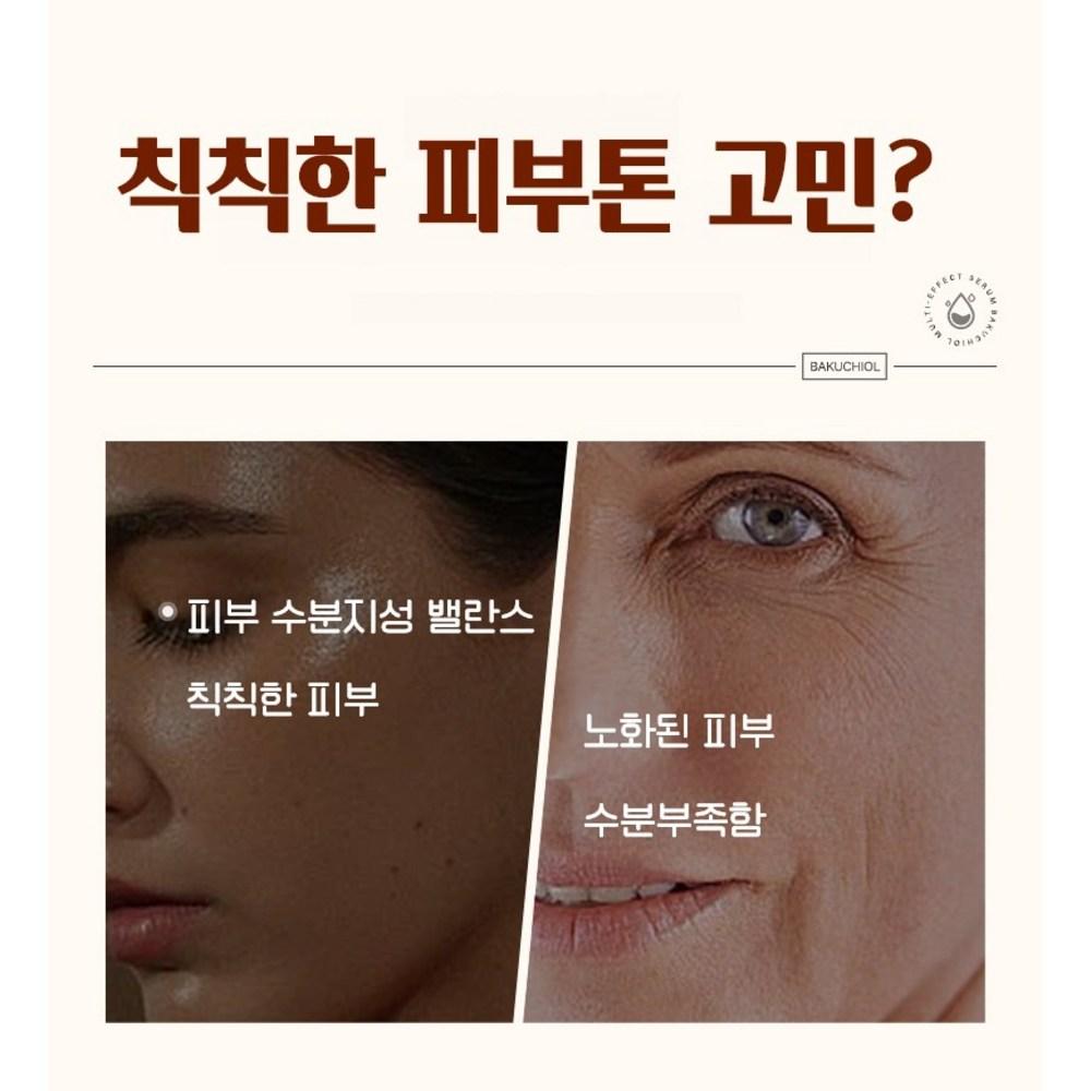 [1/1+1] Сыворотка Bakuchiol Pore Ampoule для удаления темных пятен, пигментных пятен, веснушек, отбеливающий крем для пигментации 30 мл, 2 шт.