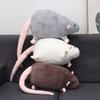 30/45/90cm Flower Branch Rat Doll Plush Animal Figure Cute Mouse Doll  Kids Gift Birthday