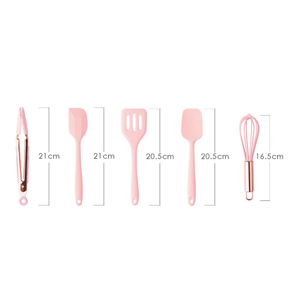 Resistance Kitchenware Accessories Cooking Tools Whisk Spatula Food Tongs Silicone Scraper