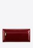 Wittchen Woman Large Foldable Wallet Made Of Patent Leather, Burgundy, Burgundy, Patent Leather