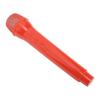Pretend Play Microphone Toy Portable Smooth Bottom Realistic ABS Plastic Microphones Props for Performance Interview Red