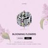 WOSTU Очаровательные бусины в стиле ретро из стерлингового серебра 925 пробы с цветущими цветами и бабочками подходят для оригинального браслета диаметром 3 мм.