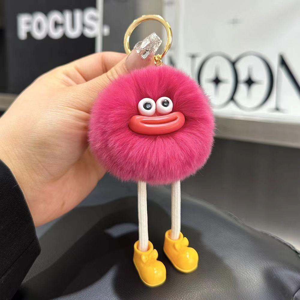 Милые Плюшевые Игрушки с Большими Глазами Брелок Мультяшные Брикеты Брелок Брикеты Брелок-Подвеска для Машины Корейский Плюшевый Подвеска для Школьной Сумки