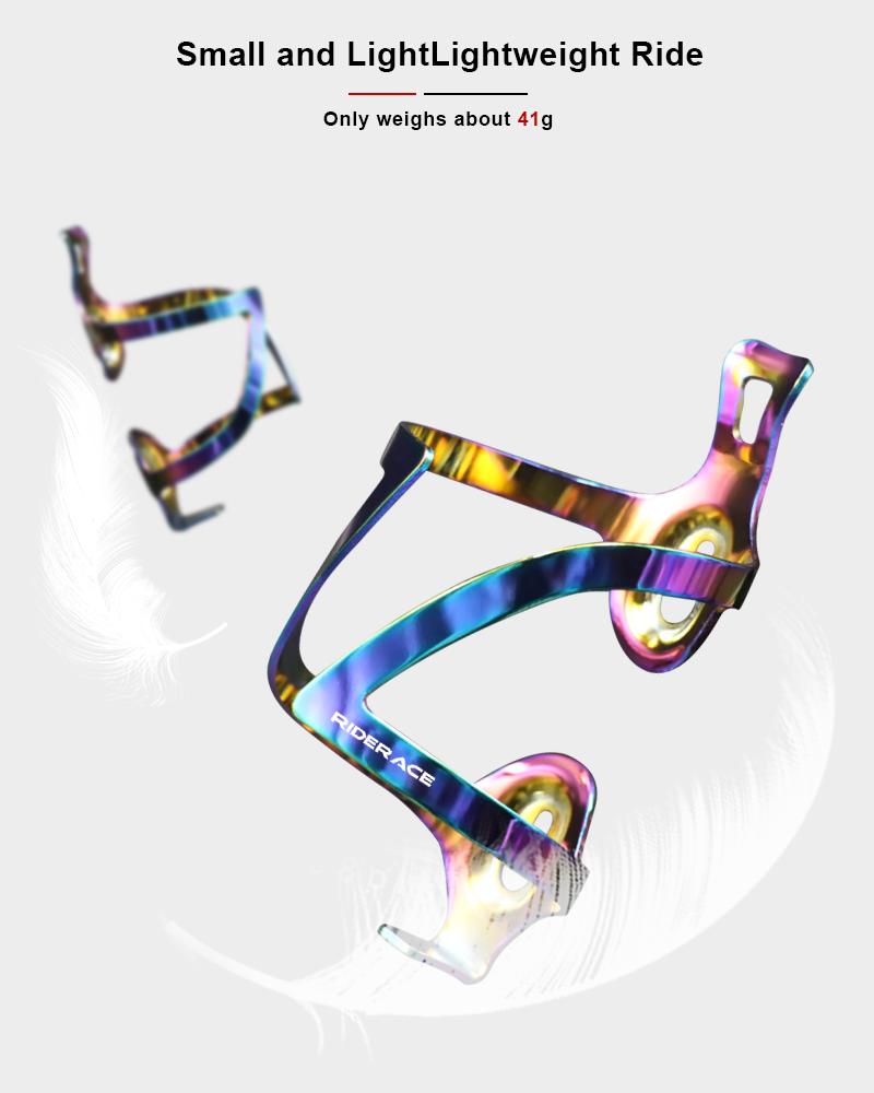 Велосипедные флягодержатели Велосипедный Алюминиевый сплав Легкий Держатель для фляги с водой для питья Велоспорт Красочный Держатель для чайника Кронштейн Детали для езды