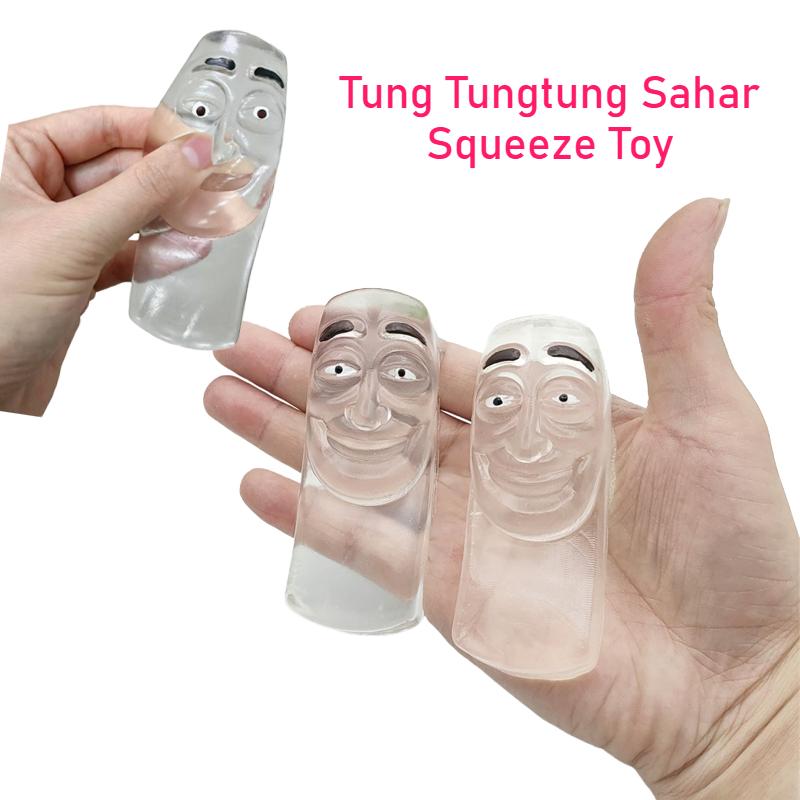 Новые Tung Tungtung Sahar Игрушки-антистресс Коллекционные Милые Итальянские Мозголомные Сжималки Tralalelo Tralala Акула Сниматель Стресса