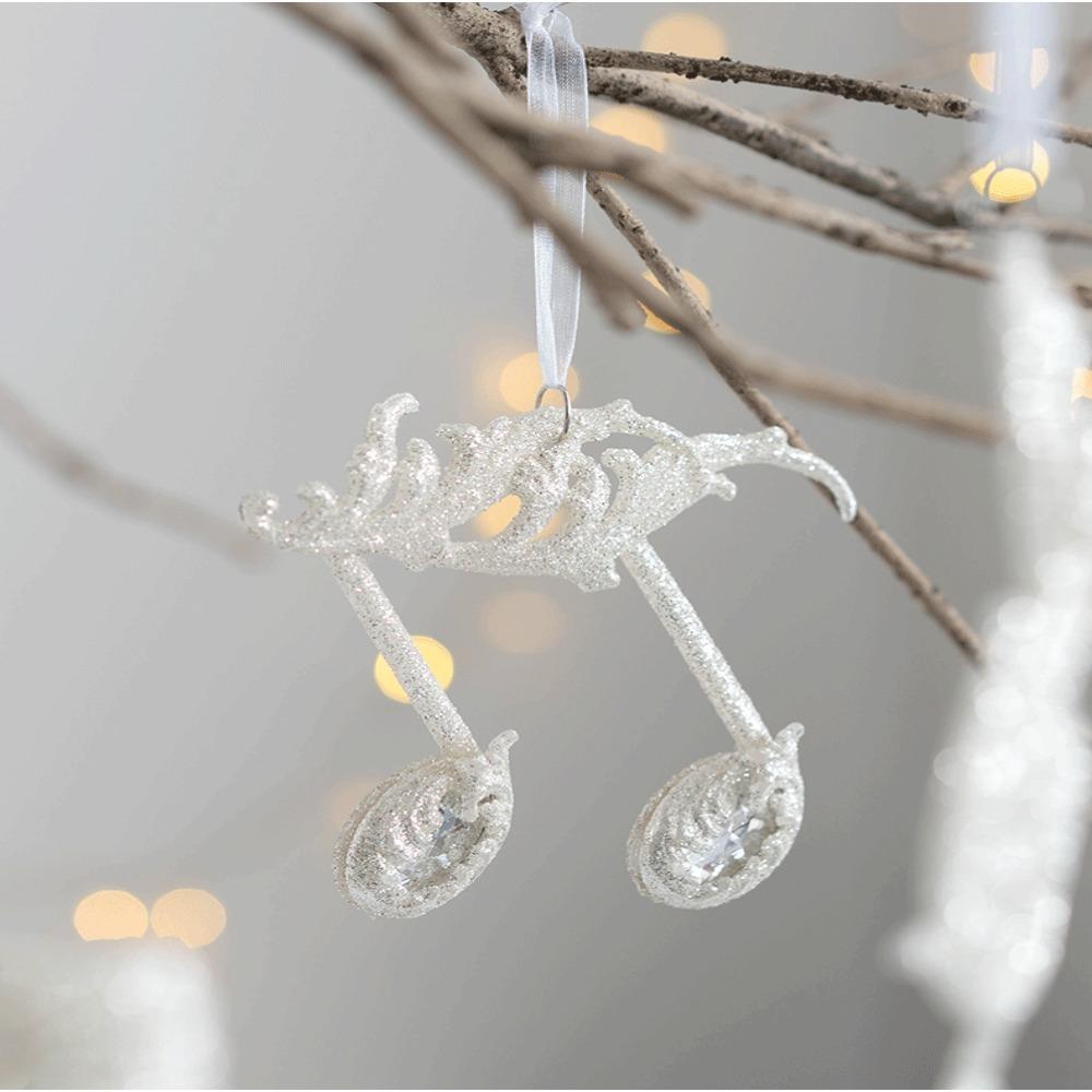 White Angel Fairy Pendant Glitter Xmas Tree Hanging Ornaments DIY Xmas Home Decoration