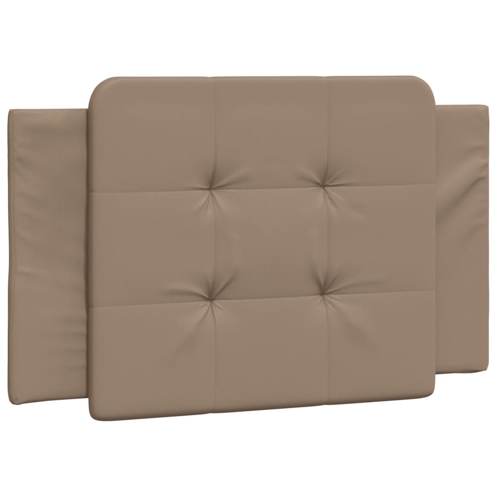 Vidaxl Poduszka Na Wezgłowie, Cappuccino, 90 Cm, Sztuczna Skóra