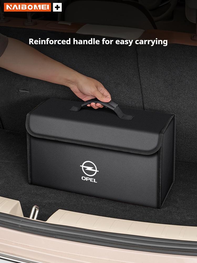 Car Trunk Storage Box Organizer Foldable Container Bag For Opel Corsa Insignia Mokka Vectra Vivaro Grandland Astra Zafira PG3
