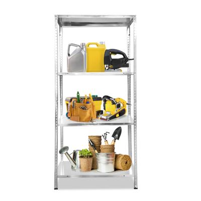 Металлический оцинкованный стеллаж Набор 2 Home 120кг 4 полки 150x75x30см