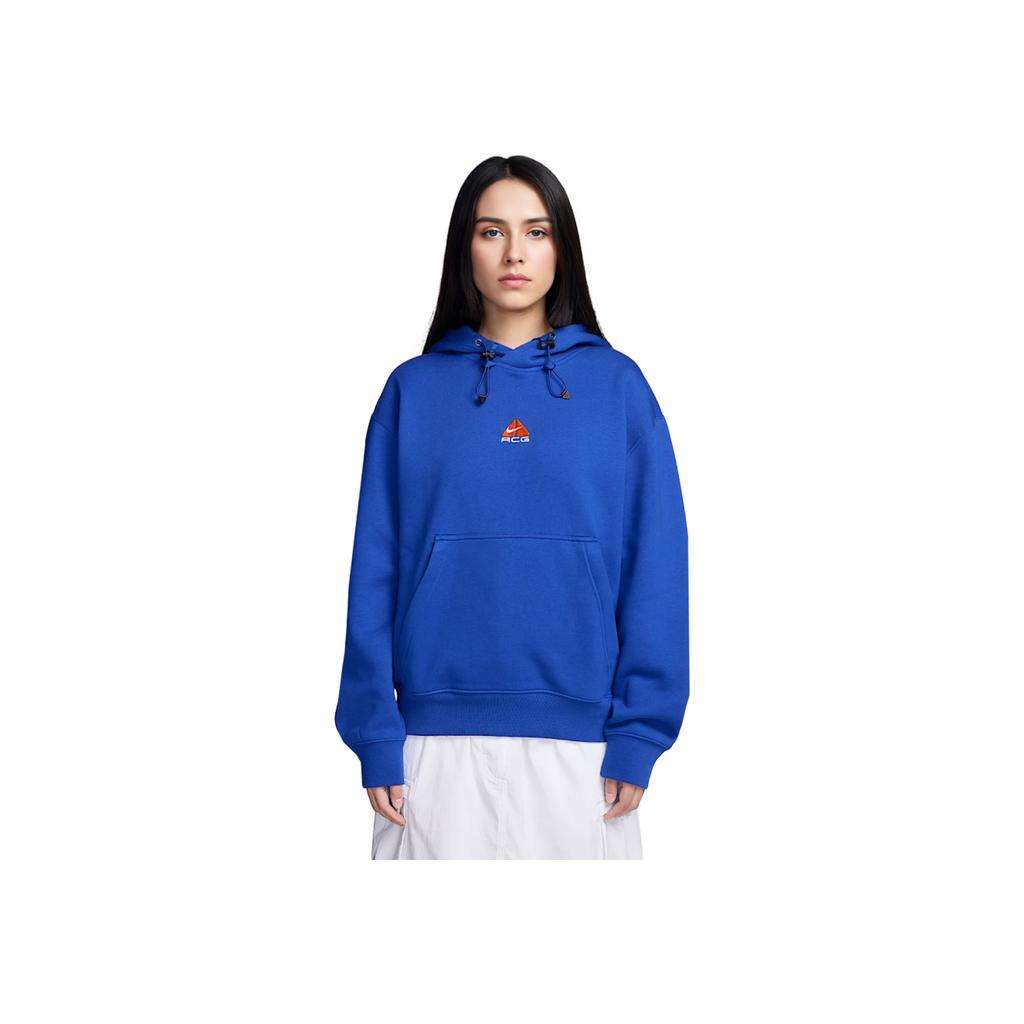Nike ACG Therma-Fit Модная удобная универсальная флисовая свободная толстовка унисекс толстовка Game-Royal Safety-Orange Space-Blue DH3088-480