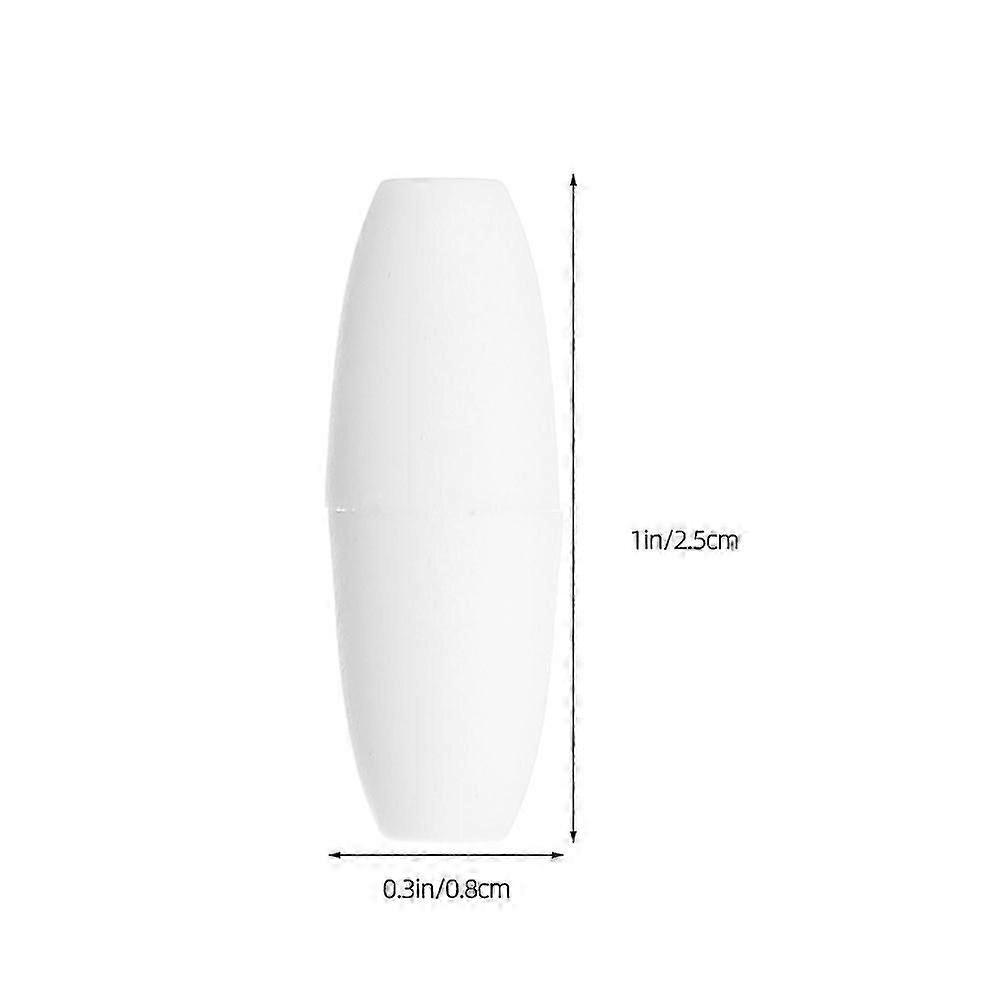 Lanyard Hooks Plastic Clasps For Diy Jewelry Making Children Bracelets And Key Chains White 2.50X0.80X0.80CM Securing Lanyards 60Pcs