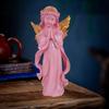 Winged Girl Statue for Home Decor Item | Fairy Girl Statue for Home Shelves Decor Showpiece (Angel Pink PG)