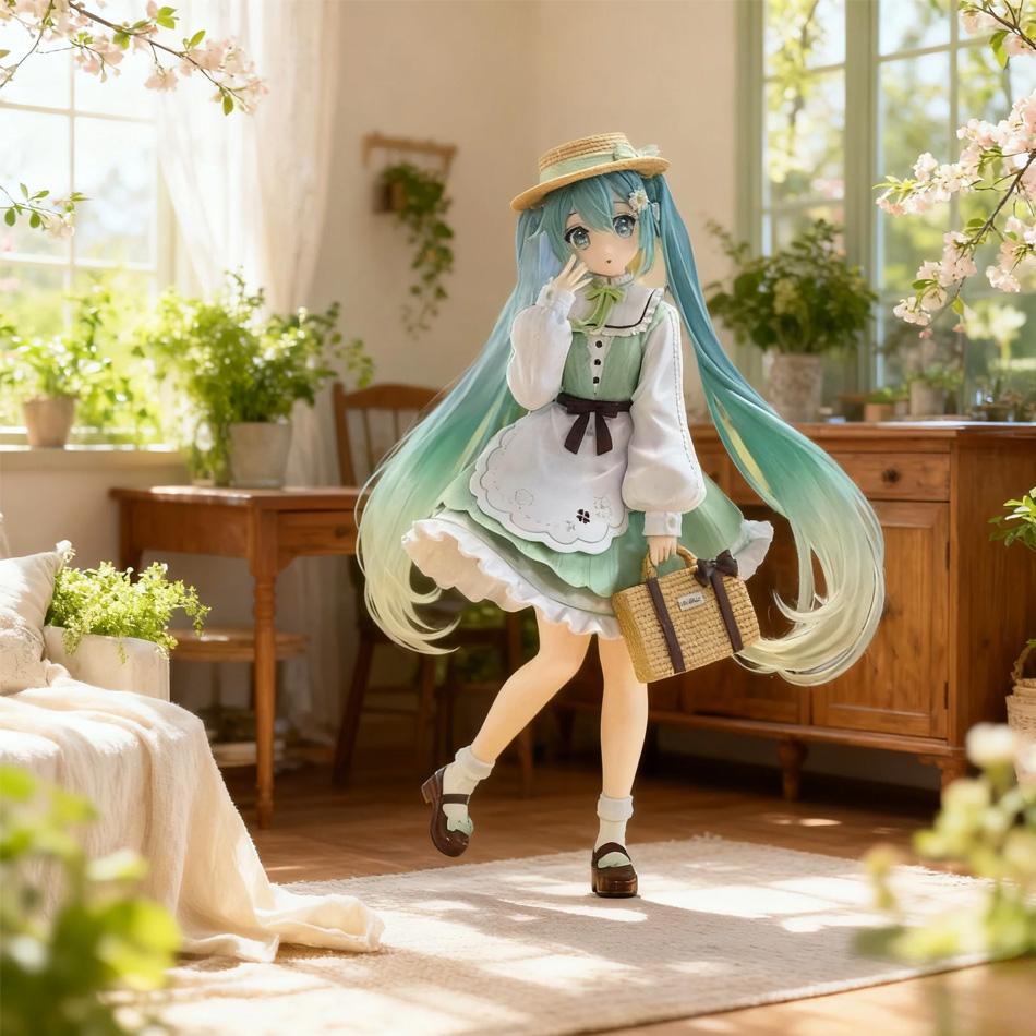 Модные фигурки Hatsune Miku Country Anime Игрушки Фигурка Действия ПВХ Модель Коллекция Кукла Подарок на День Рождения Декоративная Игрушка