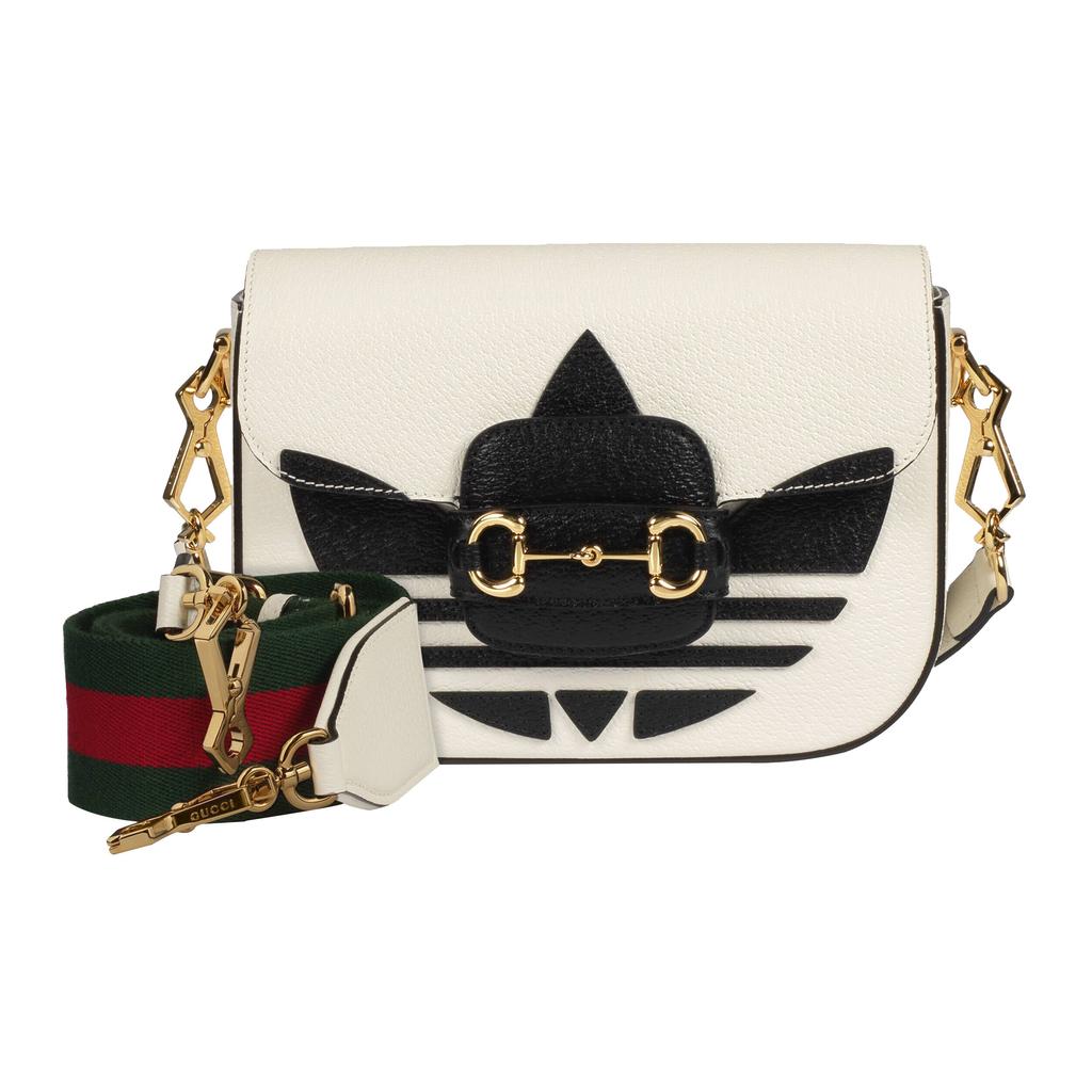 adidas Horsebit 1955 Mini Bag White/Black Unisex Shoulder_bags 658574-U3ZDG-8727